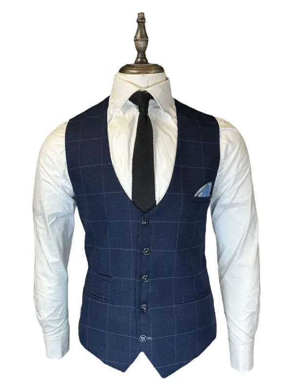 Marc Darcy - Gilet Edison Bleu Marine - Gilet