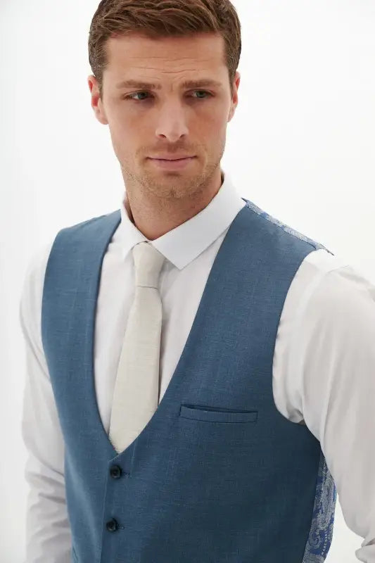 Marc Darcy – Gilet Finley Bleu Canard - Gilet