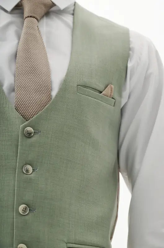 Marc Darcy – Gilet Finley Vert Mousse - Gilet