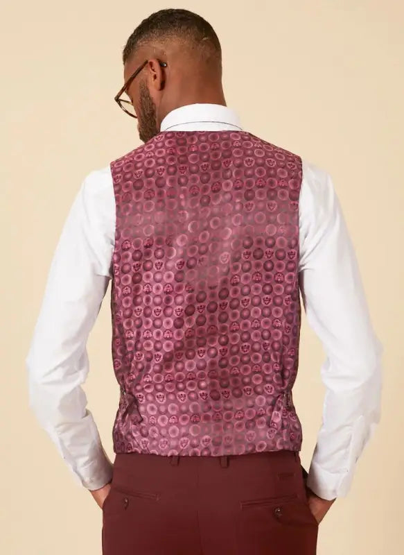 Marc Darcy - Gilet MAX Rouge Vin 2