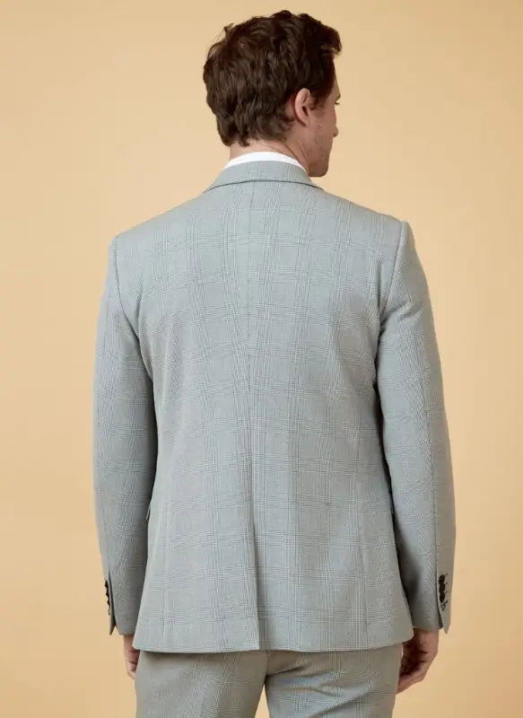 Marc Darcy - Veste Bromley Argent Carreaux