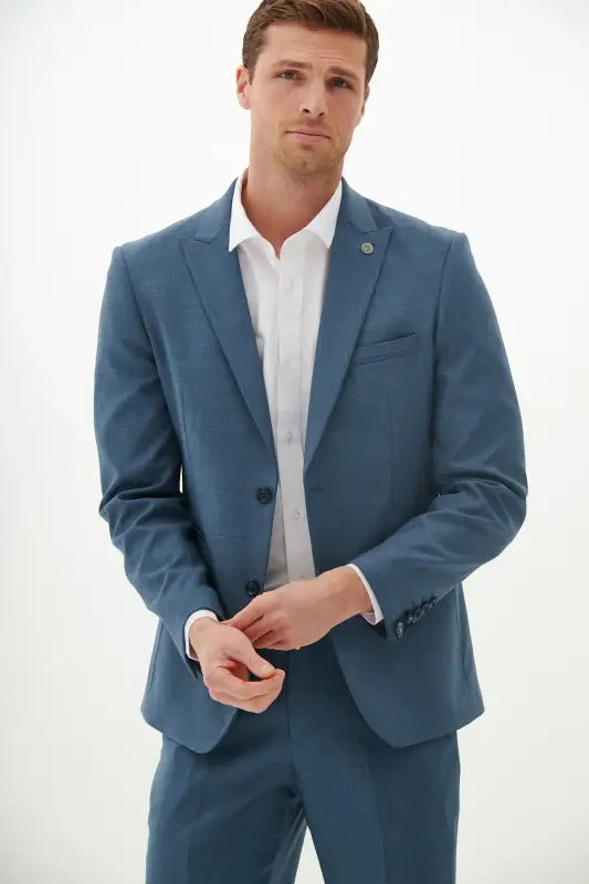 Marc Darcy – Veste Finley Bleu Canard - Colbert