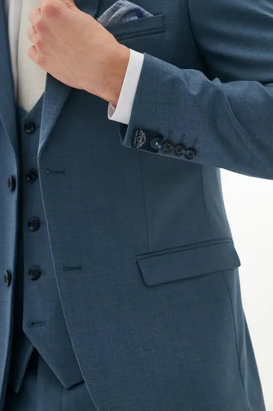 Marc Darcy – Veste Finley Bleu Canard - Colbert