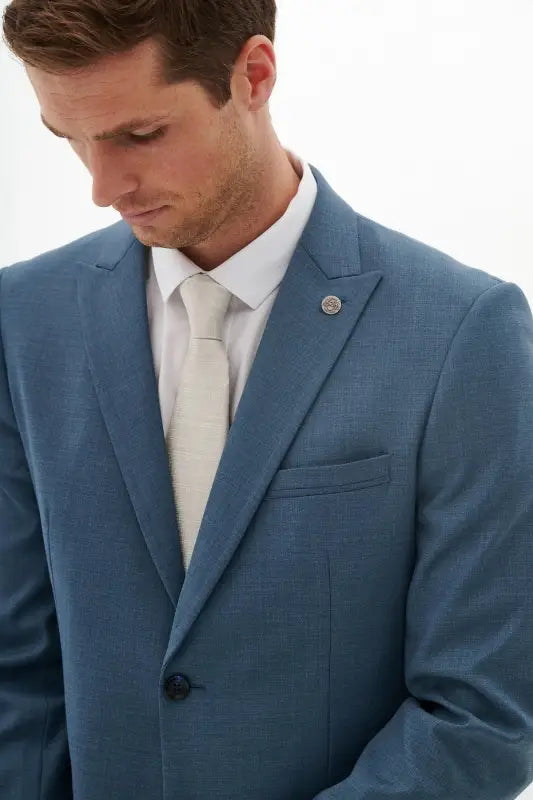 Marc Darcy – Veste Finley Bleu Canard - Colbert