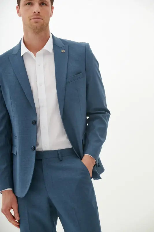Marc Darcy – Veste Finley Bleu Canard - Colbert