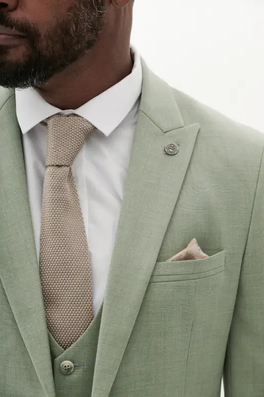 Marc Darcy – Veste Finley Vert Mousse - Colbert