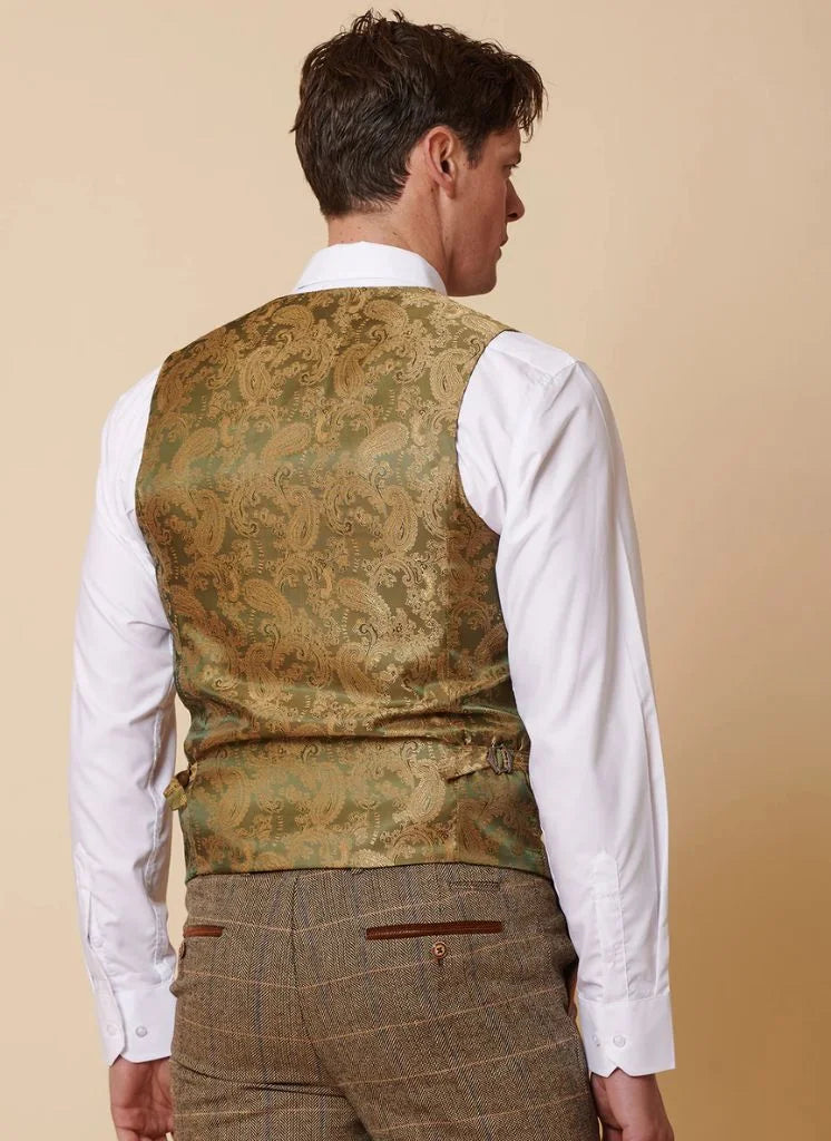 Marc Darcy - Gilet Ted Tan Double Boutonnage 2