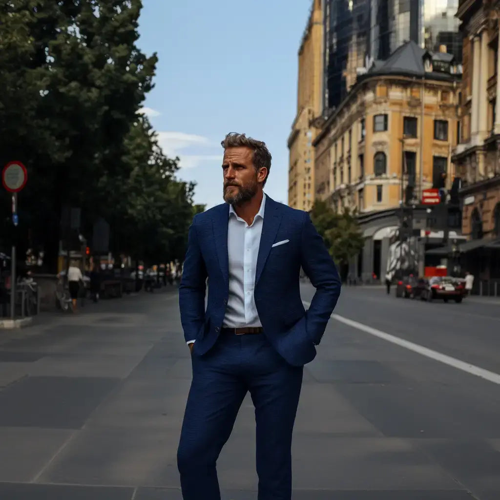 Quelle couleur de chemise assortir avec un costume bleu ?