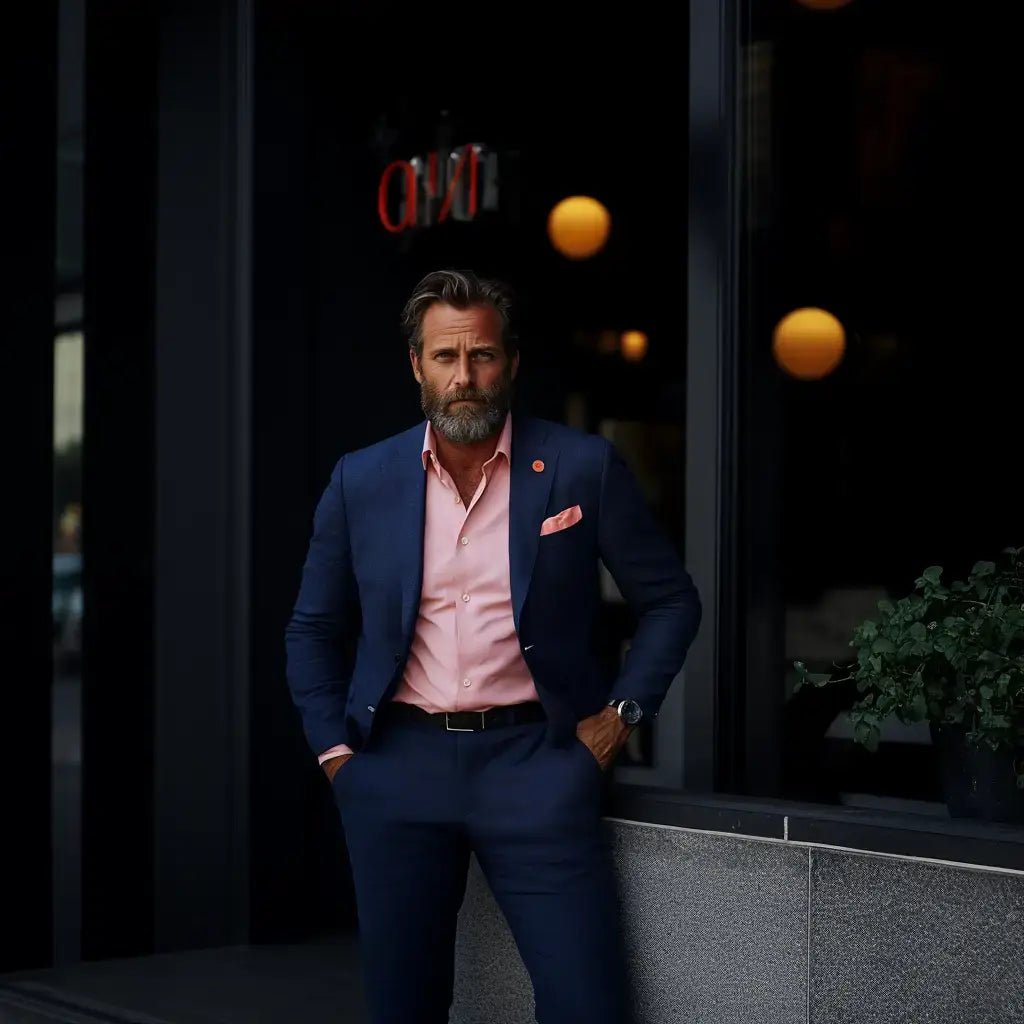 Quelle couleur de chemise assortir avec un costume bleu ?