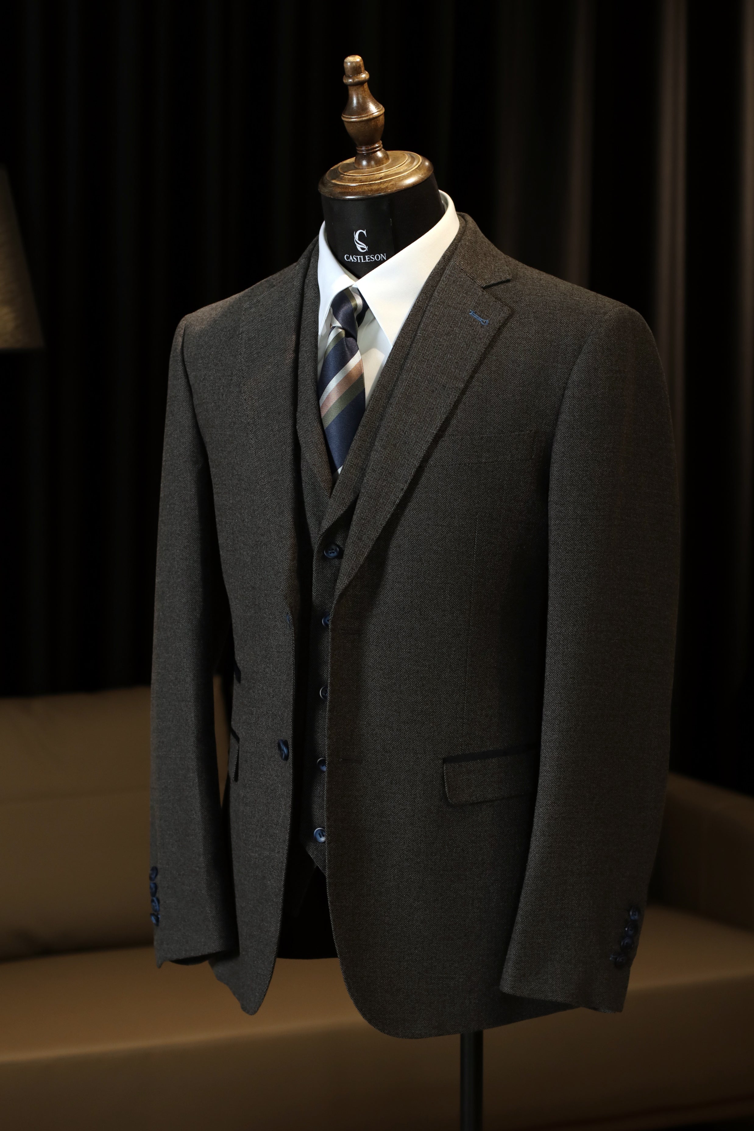 CASTLESON Chief - Costume trois pièces Gris