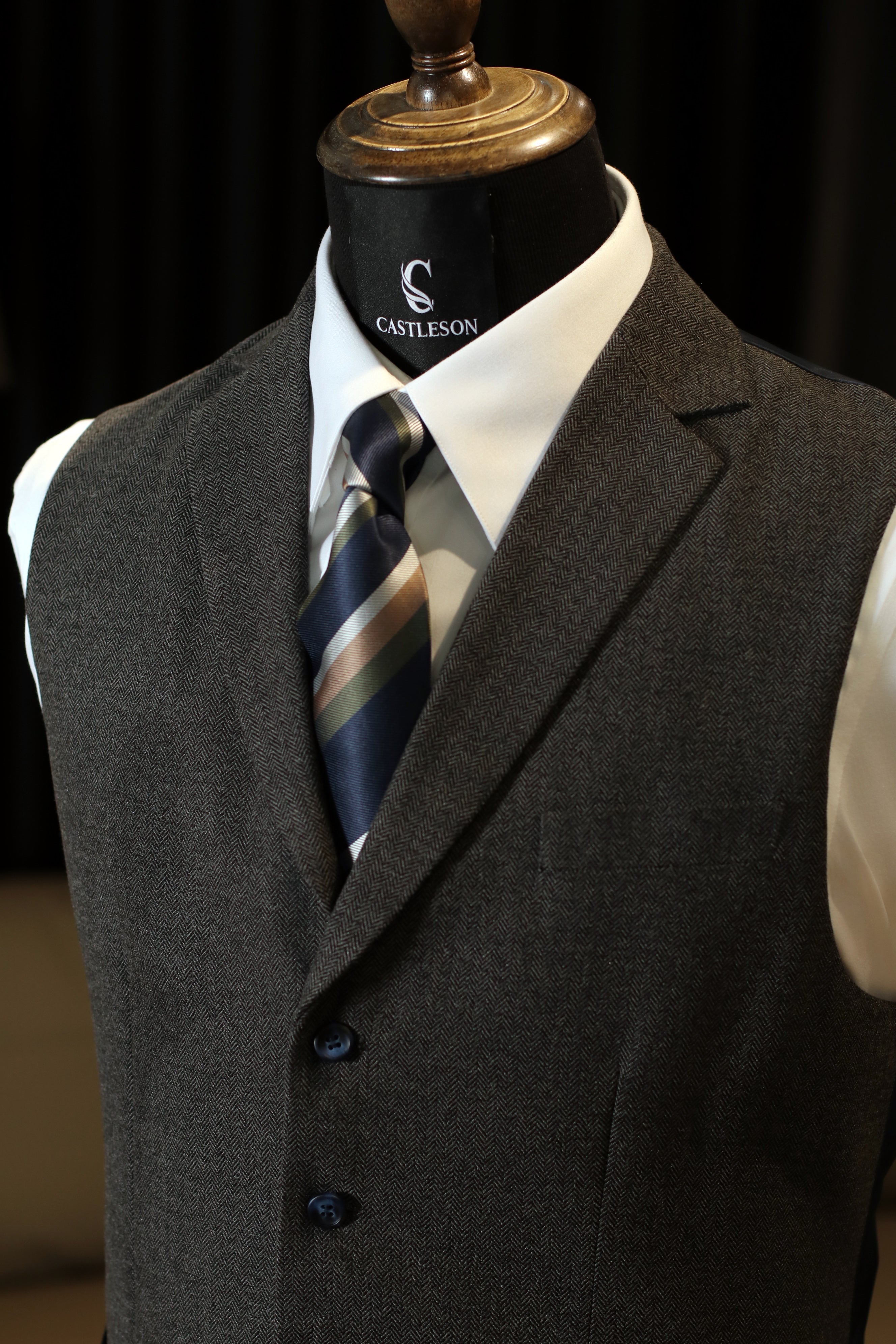 CASTLESON Chief - Costume trois pièces Gris