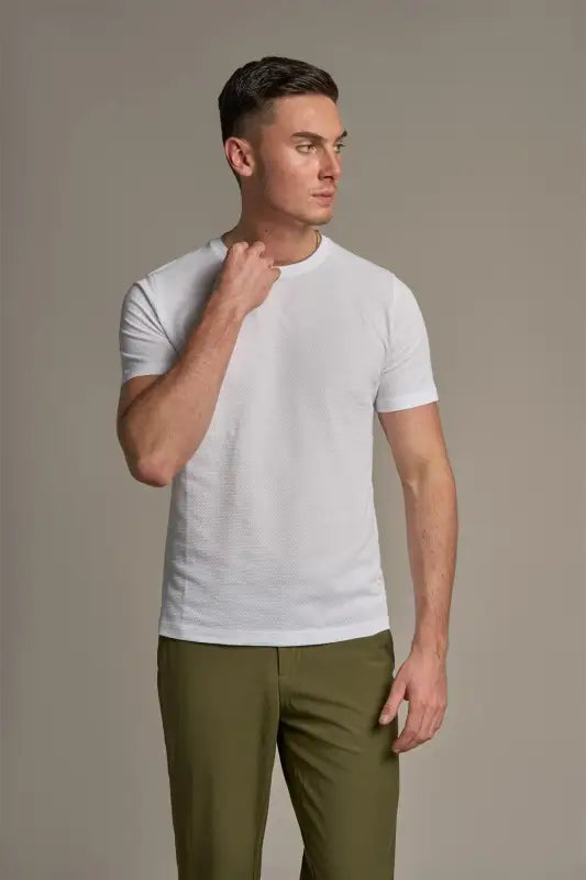 T-shirt Cavani Byron blanc - Polo