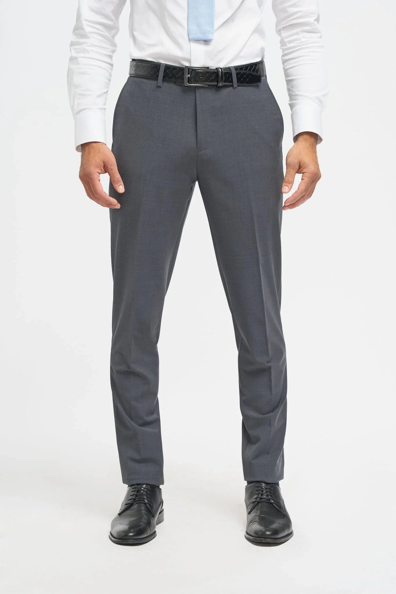 Costume homme 2 pièces – Bond gris anthracite croisé