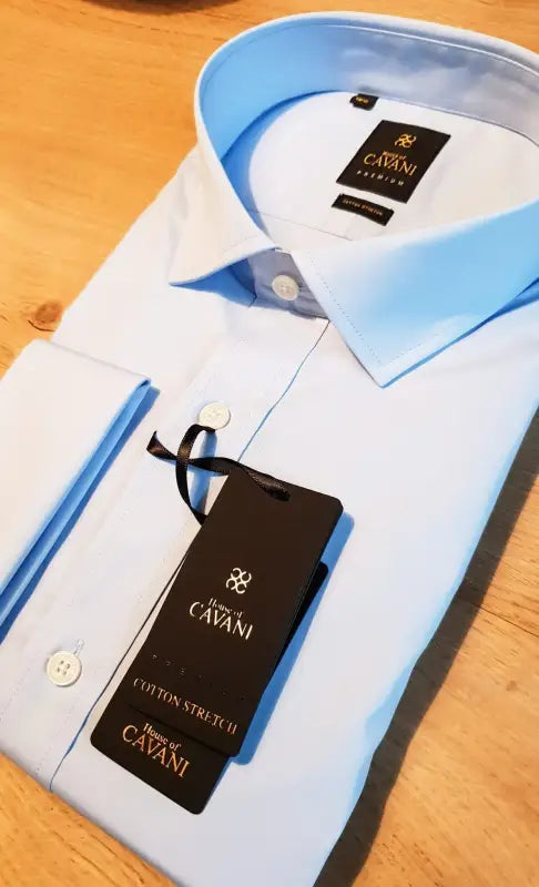 Chemise pour homme Rossi coloris bleu clair - Cavani