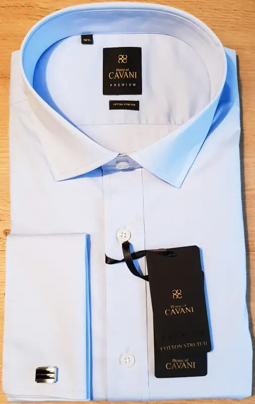 Chemise pour homme Rossi coloris bleu clair - Cavani