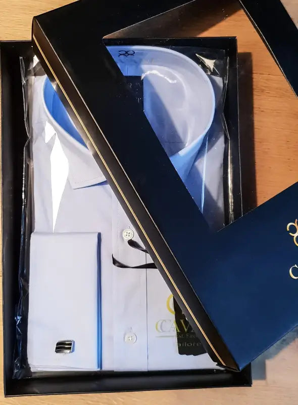 Chemise pour homme Rossi coloris bleu clair - Cavani