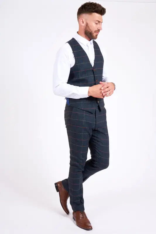 Costume trois pièces homme Tweed Eton - Marc Darcy