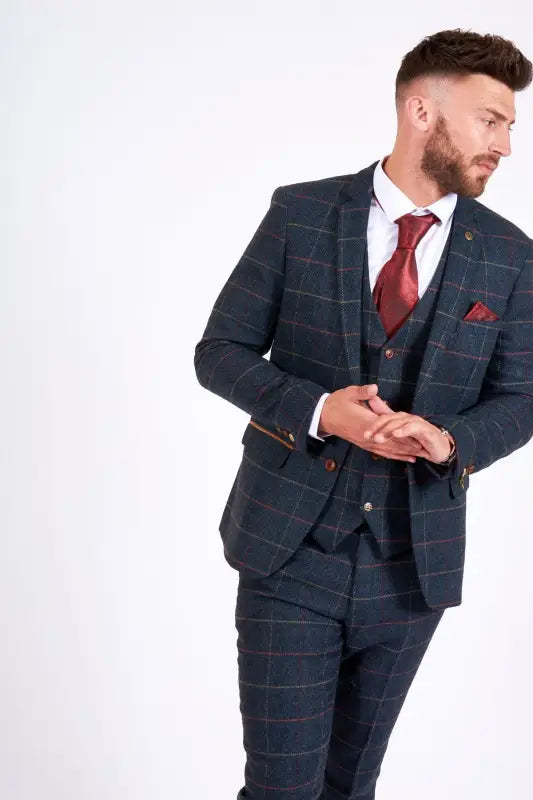 Costume trois pièces homme Tweed Eton - Marc Darcy