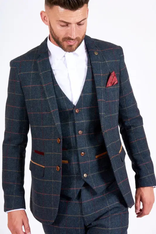 Costume trois pièces homme Tweed Eton - Marc Darcy