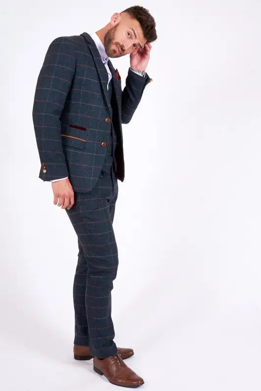 Costume trois pièces homme Tweed Eton - Marc Darcy