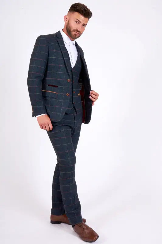 Costume trois pièces homme Tweed Eton - Marc Darcy