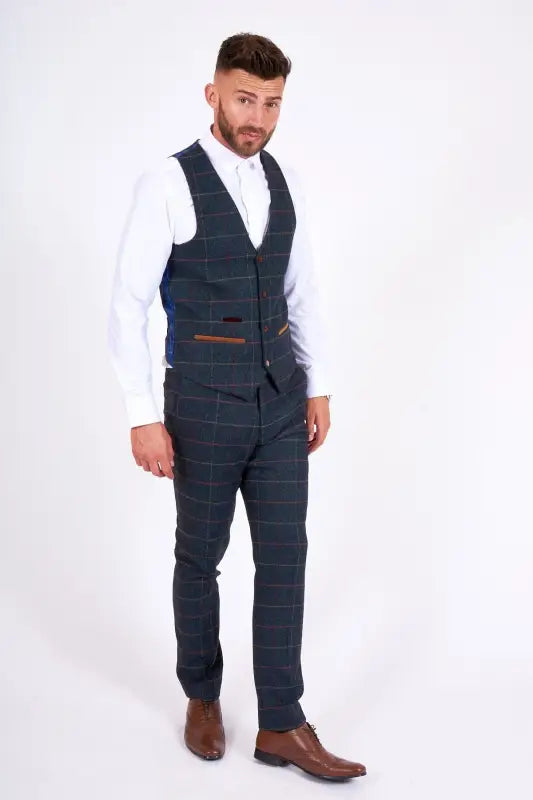 Costume trois pièces homme Tweed Eton - Marc Darcy