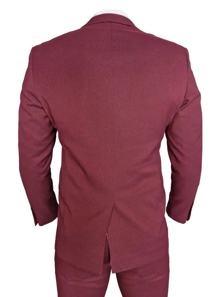 Costume homme MAX vin rouge 3 pièces - Marc Darcy