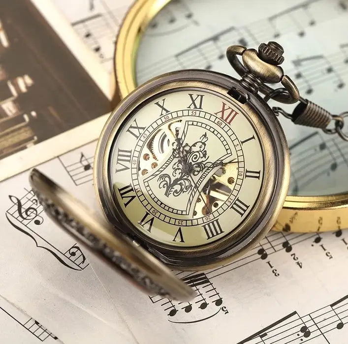 Montre à gousset détails bois Tommy Shelby