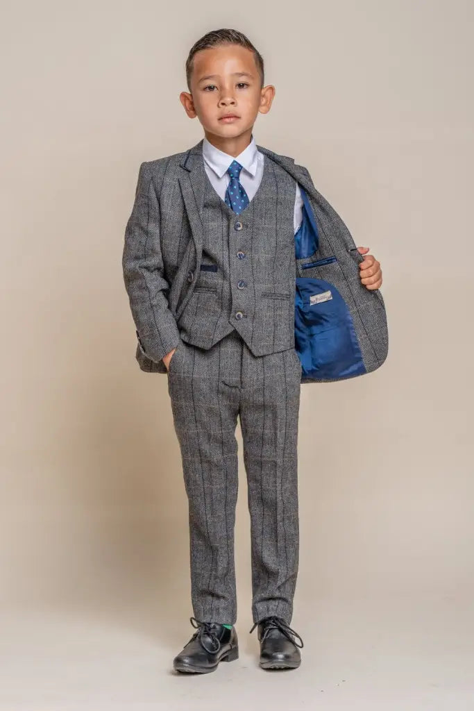 Costume pour enfants Peaky Blinders - Gris marine - Cavani